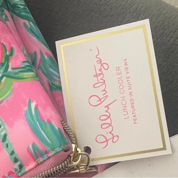 Lilly Pulitzer Tote Cute Lunch Bag Purse - Picture 8 of 8